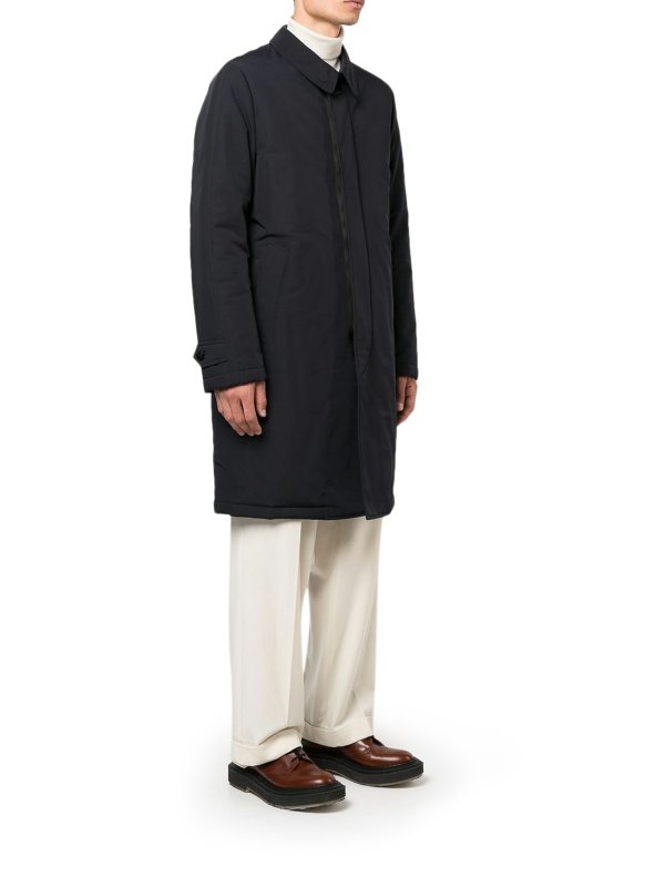 TOM FORD: knee length coats online - Micro faille raincoat