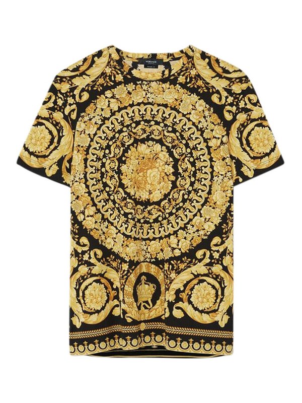 VERSACE: Camisetas - Camiseta -  Dorado
