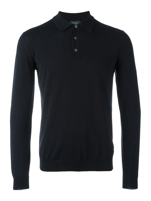 ZANONE: ポロシャツ - ポロシャツ - ブルー