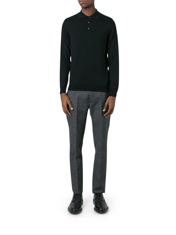 ZANONE: ポロシャツ online - ポロシャツ - 黒