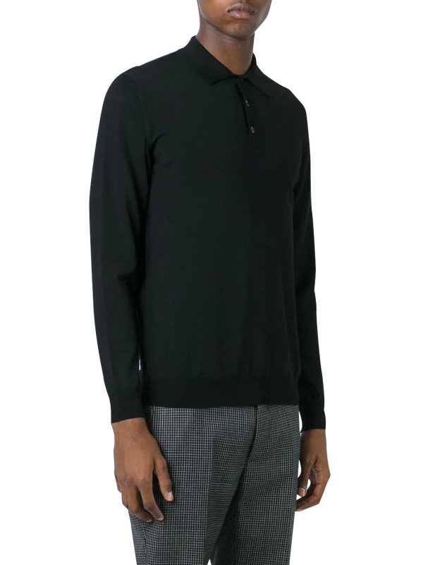 iKRIX ZANONE: ポロシャツ - ポロシャツ - 黒