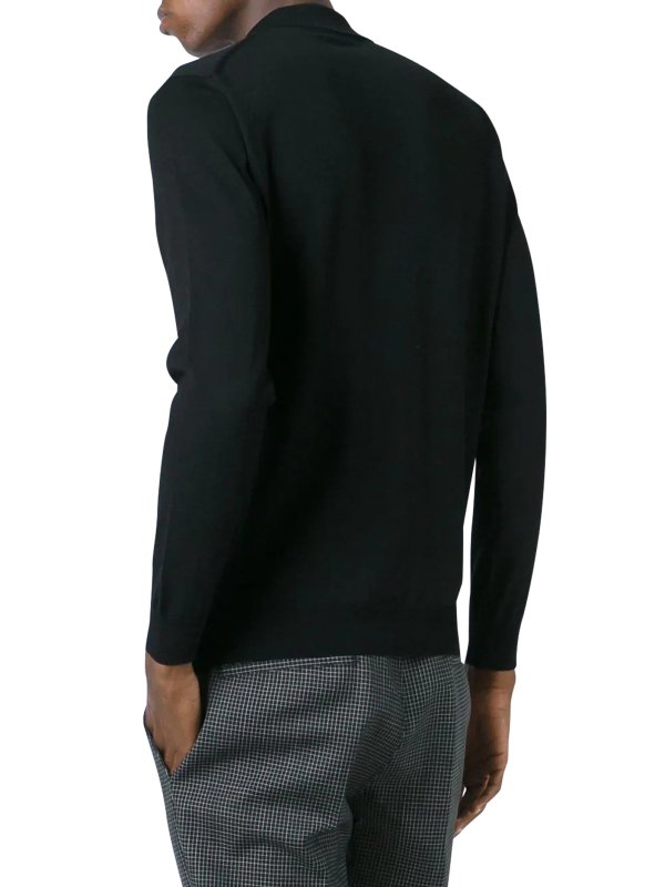 ポロシャツ - 黒 shop online: ZANONE