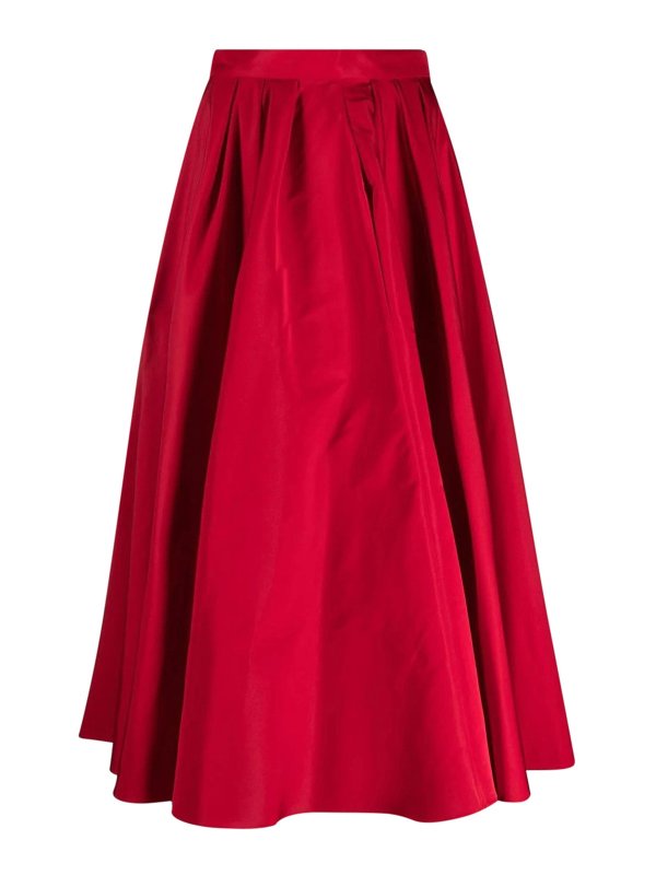 ALEXANDER MCQUEEN: Knielange und Midi Röcke - Midirock - Rot