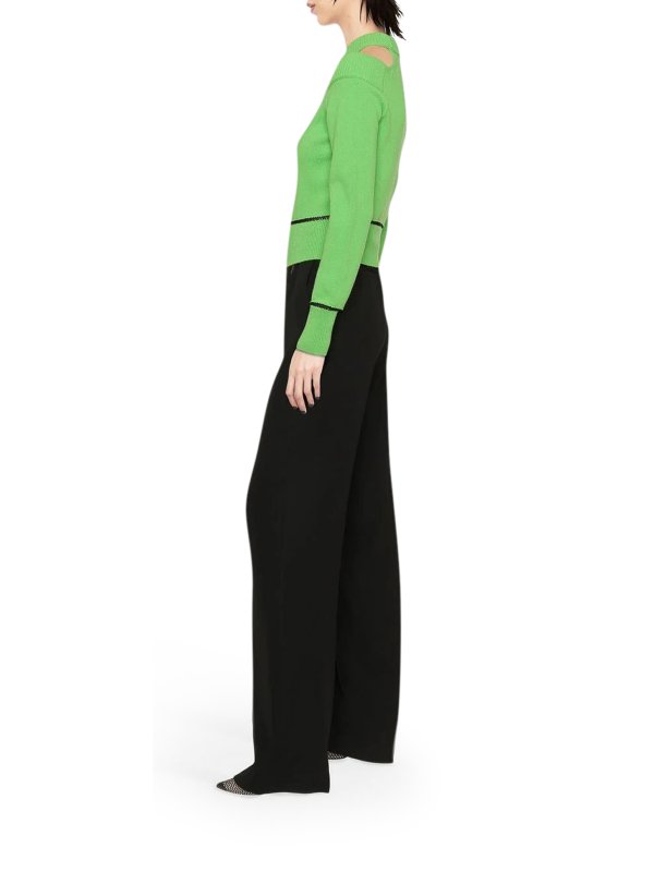 ALEXANDER MCQUEEN: maglia collo a barchetta online - Pull in lana