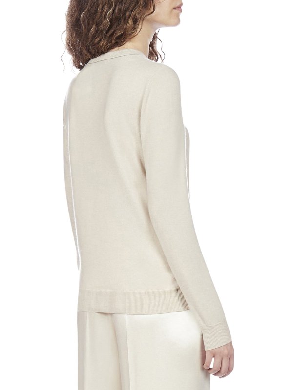 iKRIX BRUNELLO CUCINELLI: Strickpullover mit Rundhalsausschnitt - Rundhalspullover - Beige