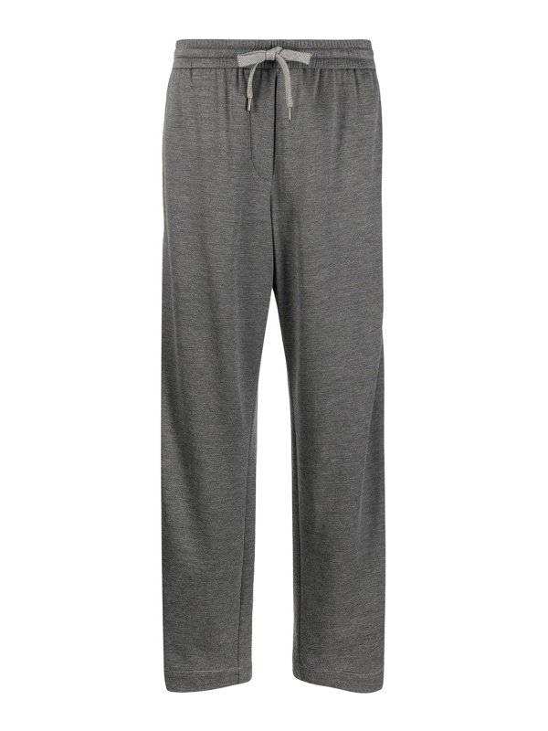 BRUNELLO CUCINELLI: tracksuit bottoms - Drawstring pants
