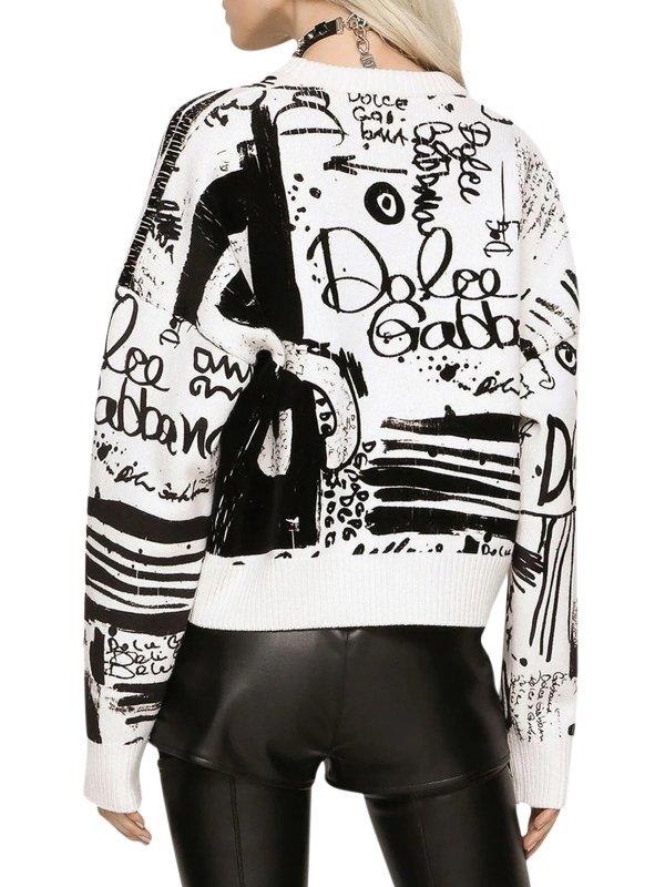 Suéter Cuello Redondo - Blanco shop online: DOLCE & GABBANA