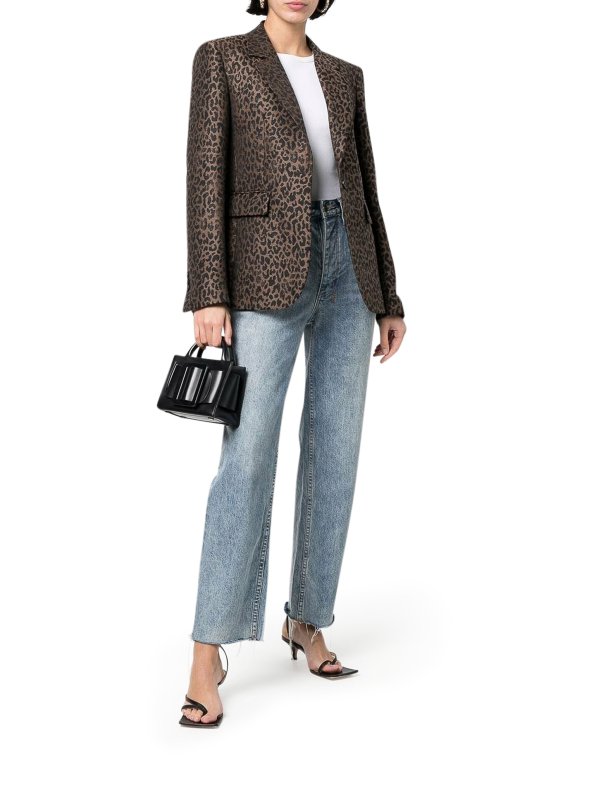 GOLDEN GOOSE: blazers online - Leopard printed blazer