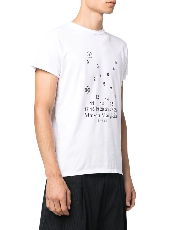 iKRIX Maison Margiela: T-shirts - T-Shirt - Weiß