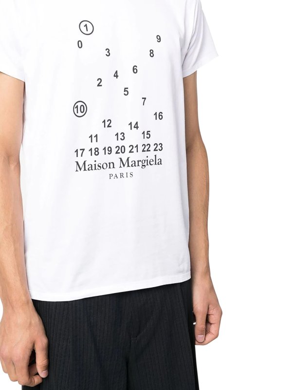 T-Shirt - Weiß shop online: Maison Margiela