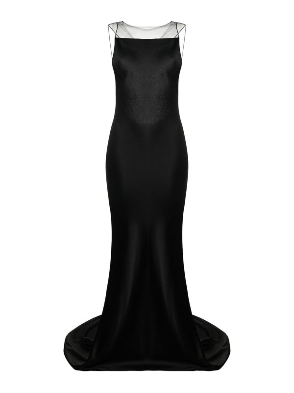 Maison Margiela: イブニングドレス - イブニングドレス - 黒