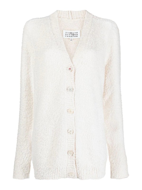 Martin Margiela 白タグ98AWロングニットカーディガン maison margiela ”ここのえ期
