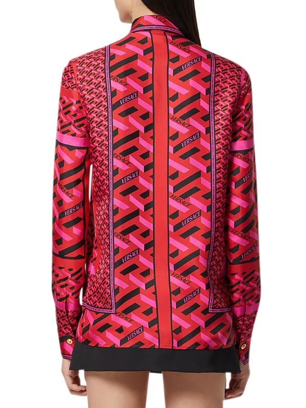 Twill shirt shop online: VERSACE