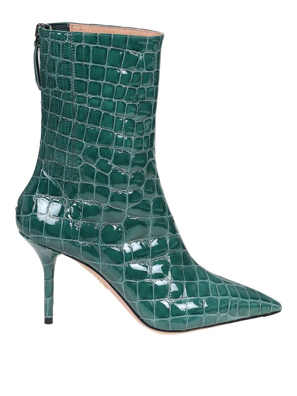Aquazzura: ankle boots - Leather ankle boot