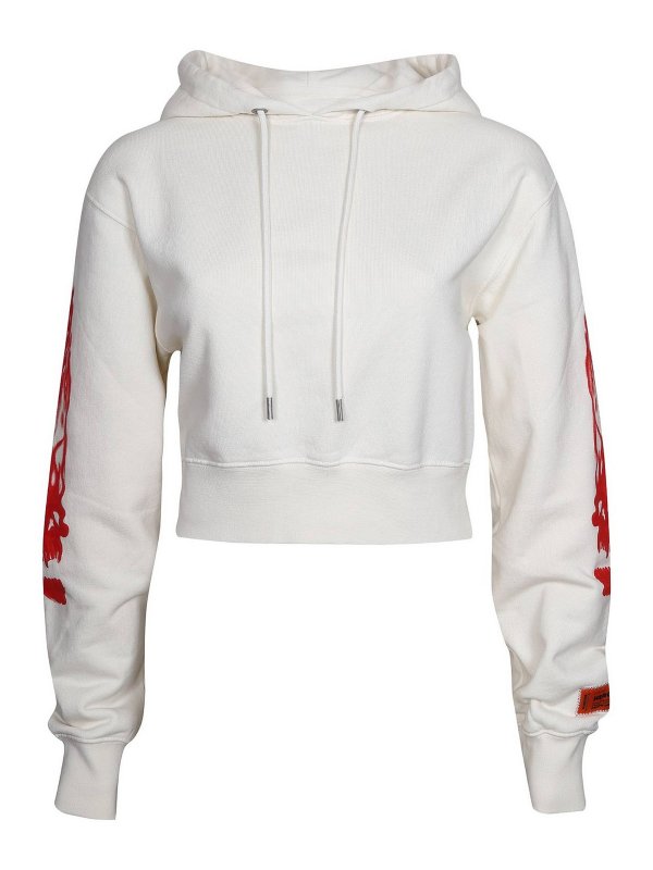 Heron Preston: スウェット＆セーター - スウェットシャツ/セーター - 白