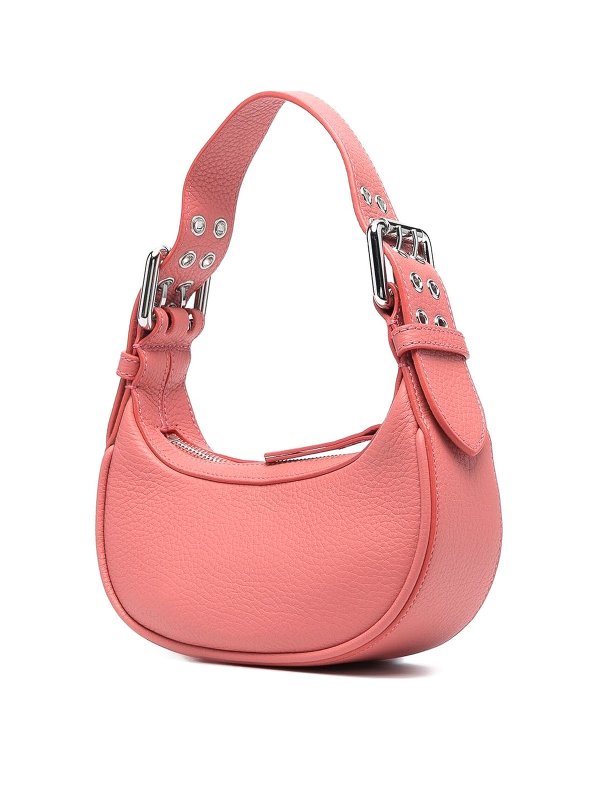 BY FAR: shoulder bags online - Mini Soho leather shoulder bag