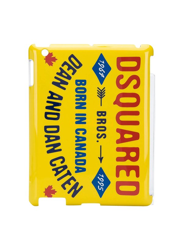 DSQUARED2: Cases & Covers - Logo print Ipad case