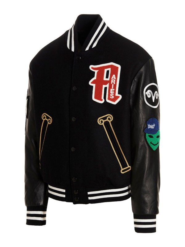ARIES: bombers online - Varsity bomber jacket