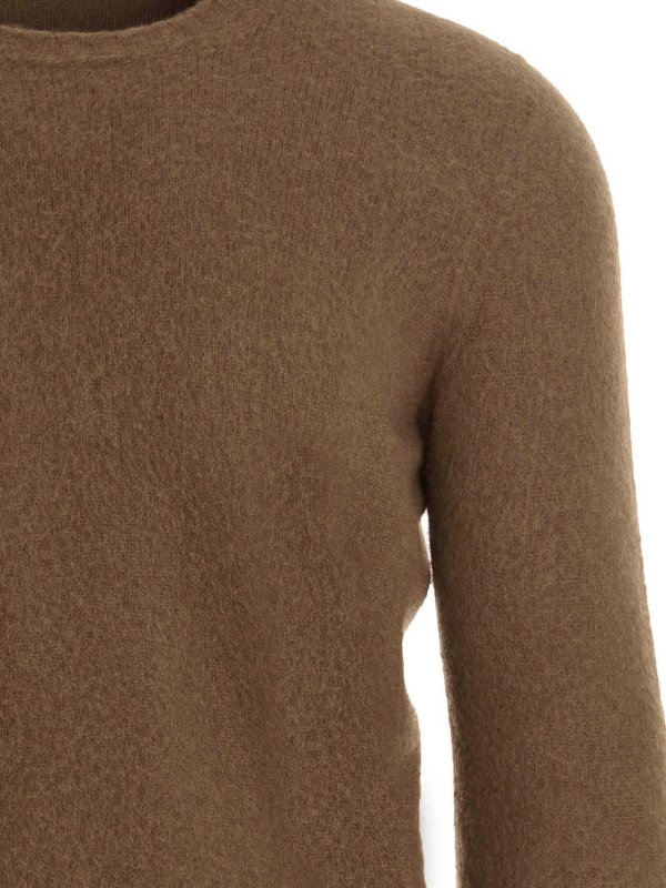 iKRIX DRUMOHR: Strickpullover mit Rundhalsausschnitt - Rundhalspullover - Beige