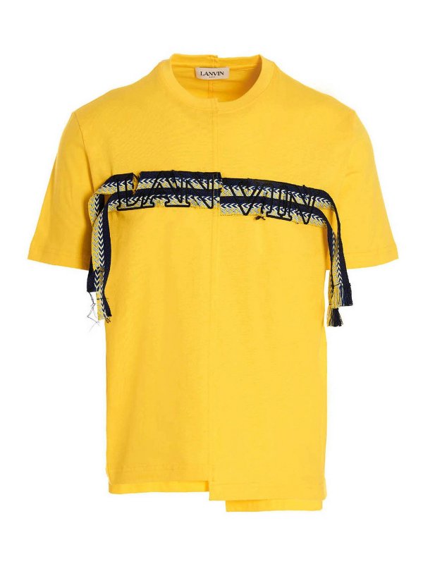 LANVIN: Camisetas - Camiseta - Amarillo