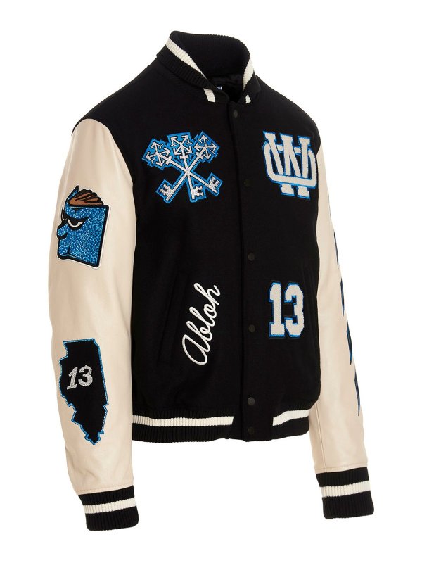 Graphic bomber jacket shop online: OFF-WHITE