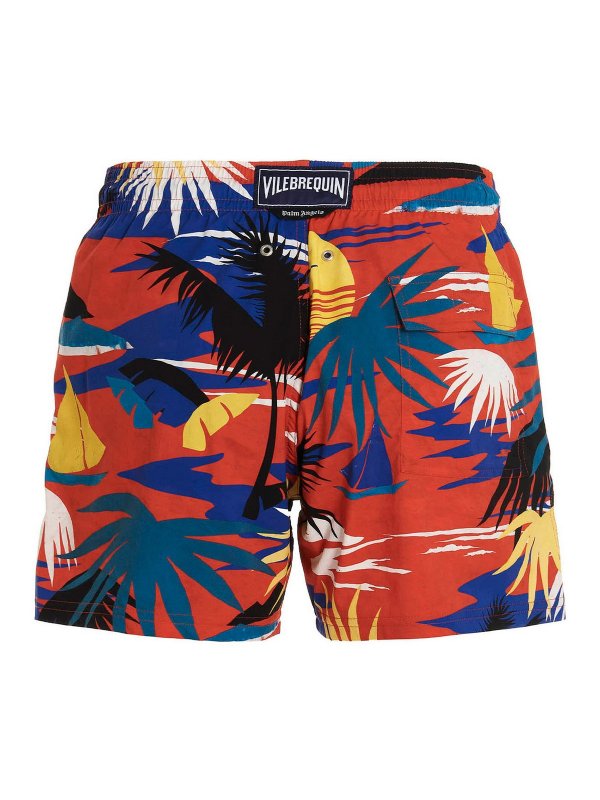 Palm Angels: Swim shorts & swimming trunks online - Palm angels x vilebrequin swimming shorts