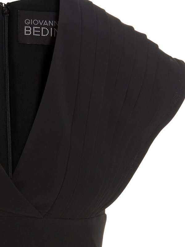 iKRIX GIOVANNI BEDIN: short dresses - Pleated detail mini dress