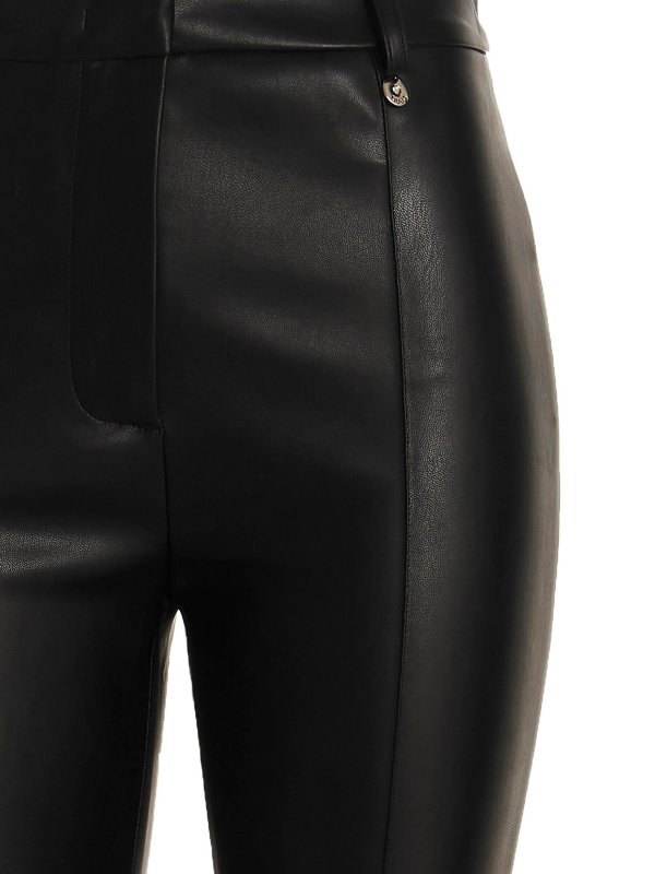 iKRIX Liu Jo: レザートラウザー - レザーパンツ - 黒