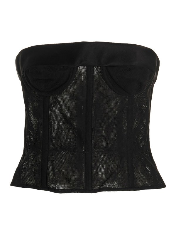 Maison Margiela: トップス＆タンクトップ - トップ/タンクトップ - 黒