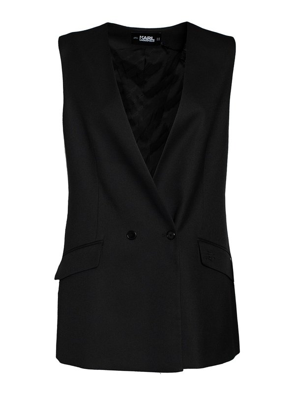 KARL LAGERFELD: blazers online - Tech fabric blazer