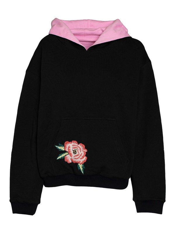 KENZO: Sweatshirts & Sweaters - Reversible oversize hoodie