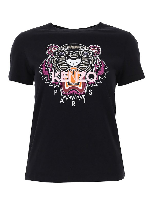 KENZO: t-shirts - Tiger logo T-shirt