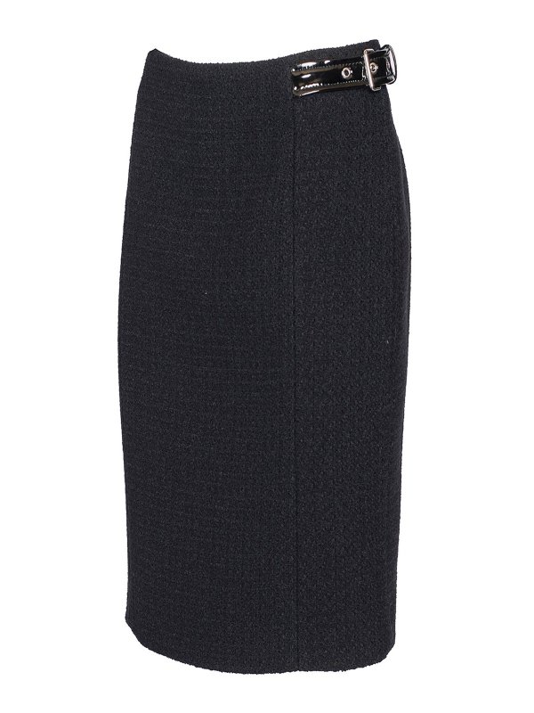 MOSCHINO buy online 膝丈/ミディスカート - 黒