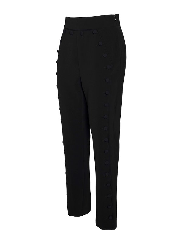 MOSCHINO: casual trousers online - Crêpe pants
