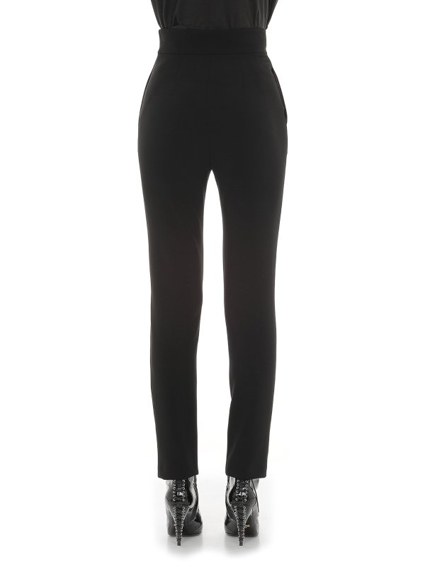 Crêpe pants shop online: MOSCHINO