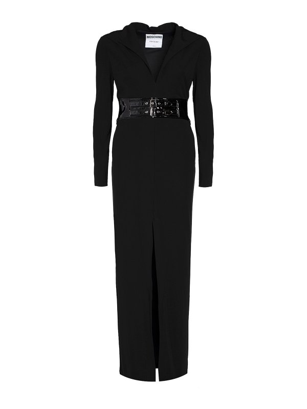 MOSCHINO: Maxi robe - Maxi Robe - Noir