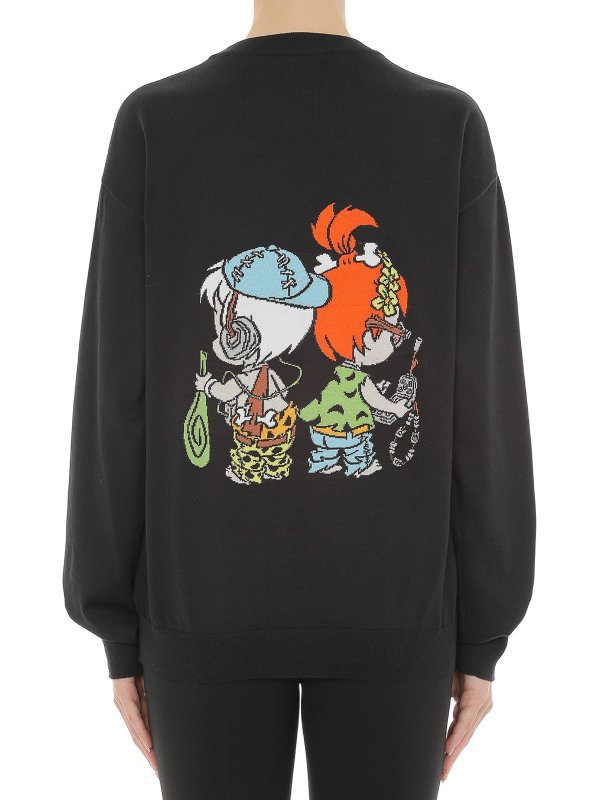 iKRIX MOSCHINO: Rundhalspullover - Schwarz