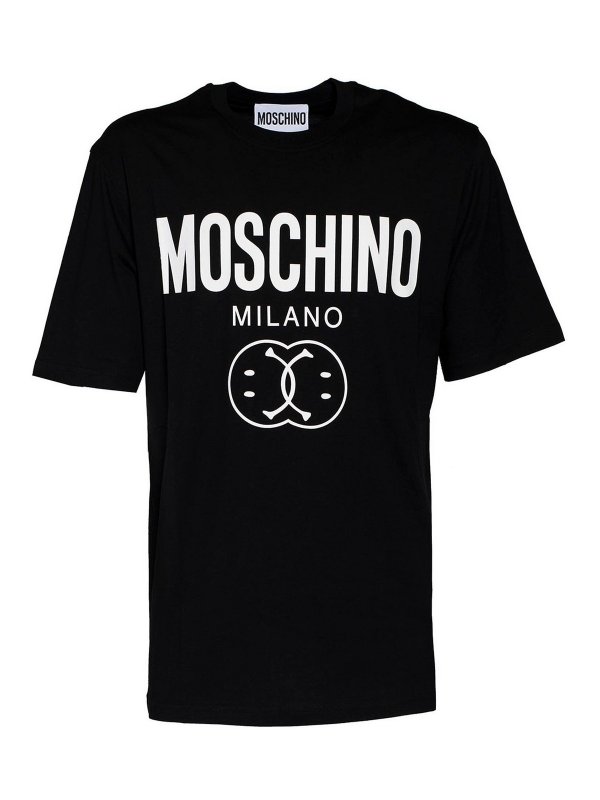 MOSCHINO: Camisetas - Camiseta - Negro