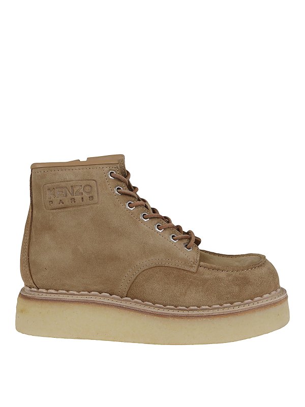 KENZO: ankle boots - Suede Desert boots