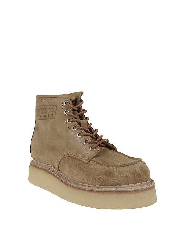 KENZO: ankle boots online - Suede Desert boots