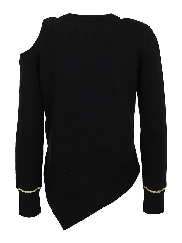 ALEXANDER MCQUEEN: クルーネック online - クルーネック - 黒