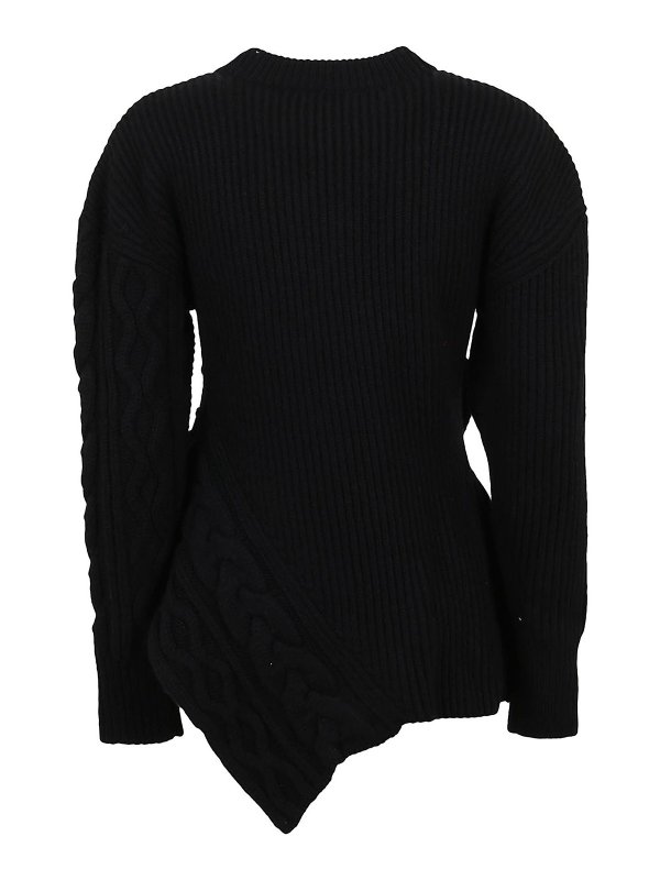 ALEXANDER MCQUEEN: クルーネック online - クルーネック - 黒