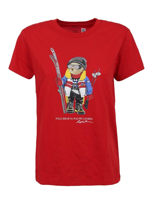 POLO RALPH LAUREN: t-shirts - Ski Bear logo printed T-shirt