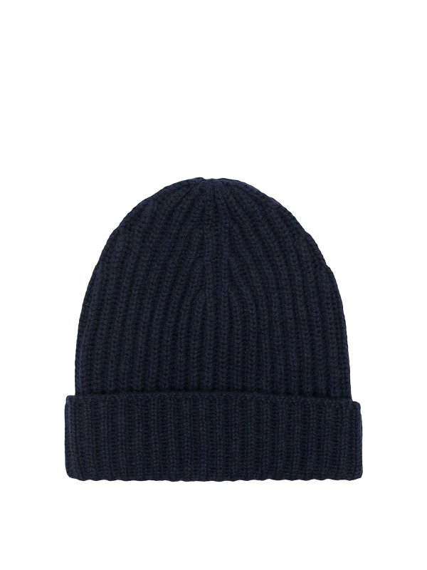 MALO: ニットキャップ - ビーニー帽 - ブルー