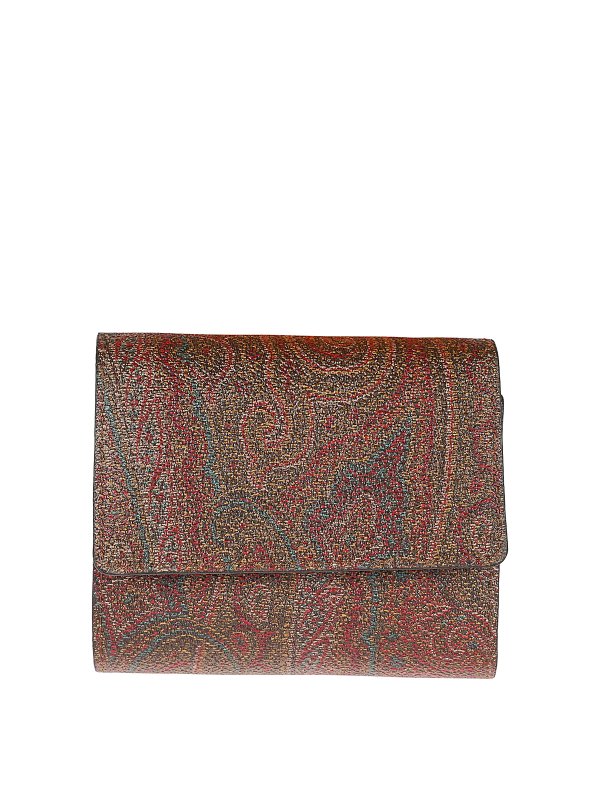 ETRO: wallets & purses - Paisley patterned wallet