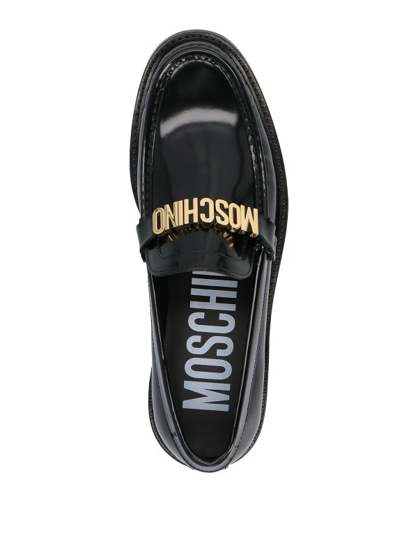 ローファー - 黒 shop online: MOSCHINO