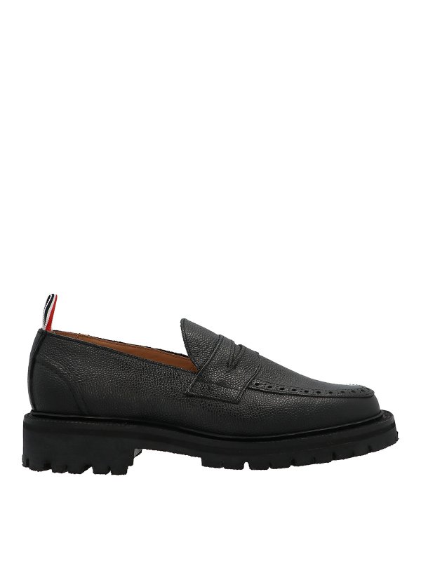 THOM BROWNE: Mocasines y Zapatillas - Mocasines - Negro