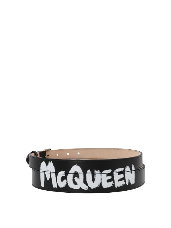 ALEXANDER MCQUEEN: ベルト online - ベルト - 黒