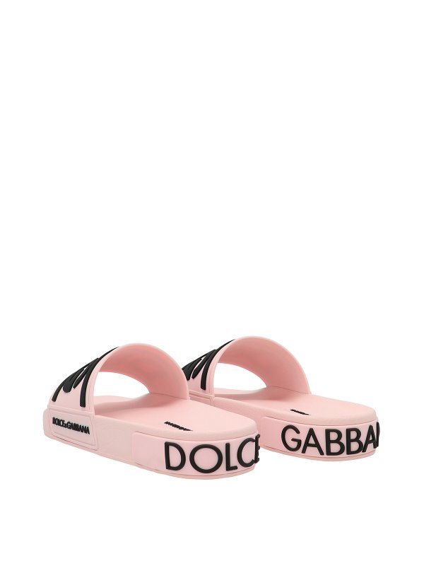 DOLCE & GABBANA: ciabattine mare online - Ciabatte logo