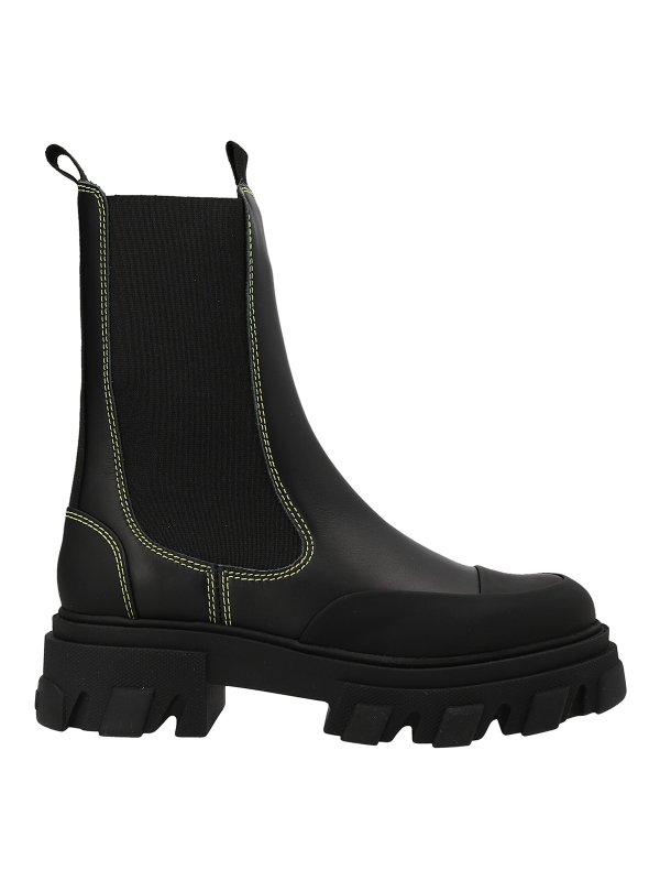 GANNI: Botines - Botines - Negro
